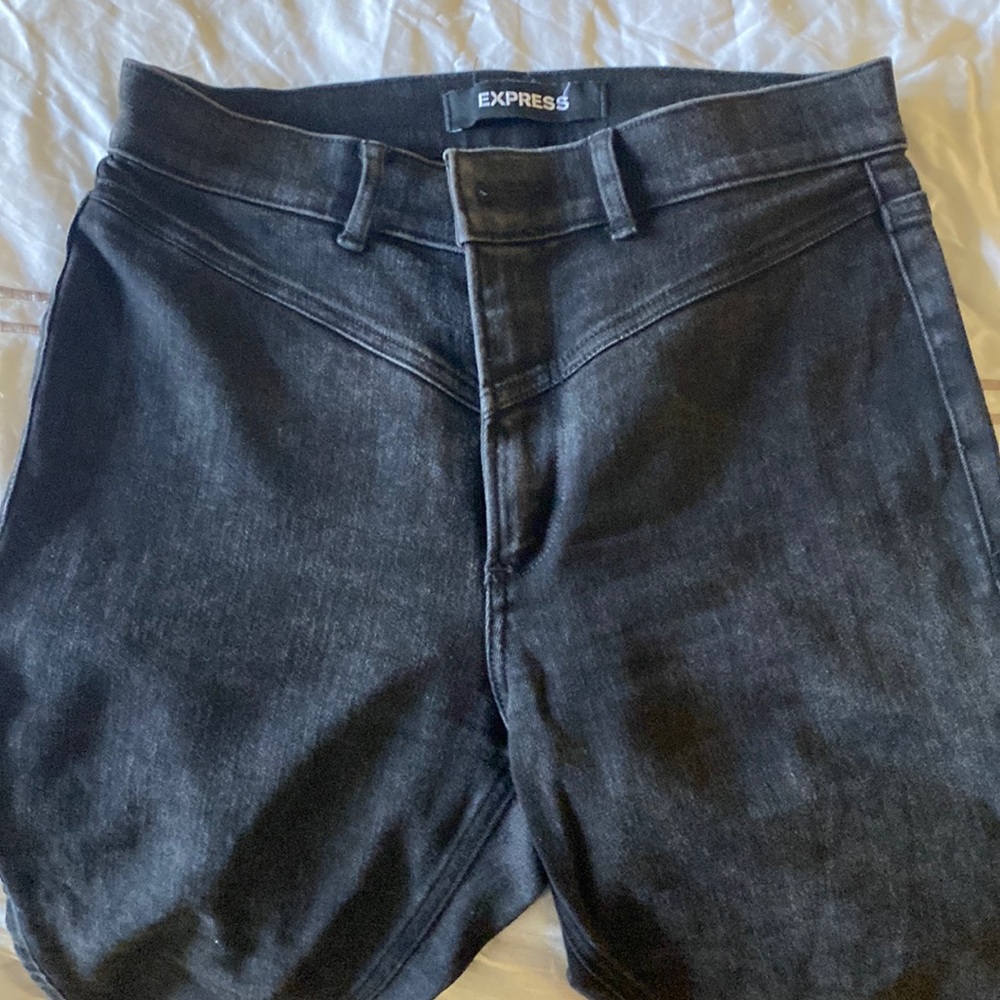 Black Express jeans size 8 - high rise